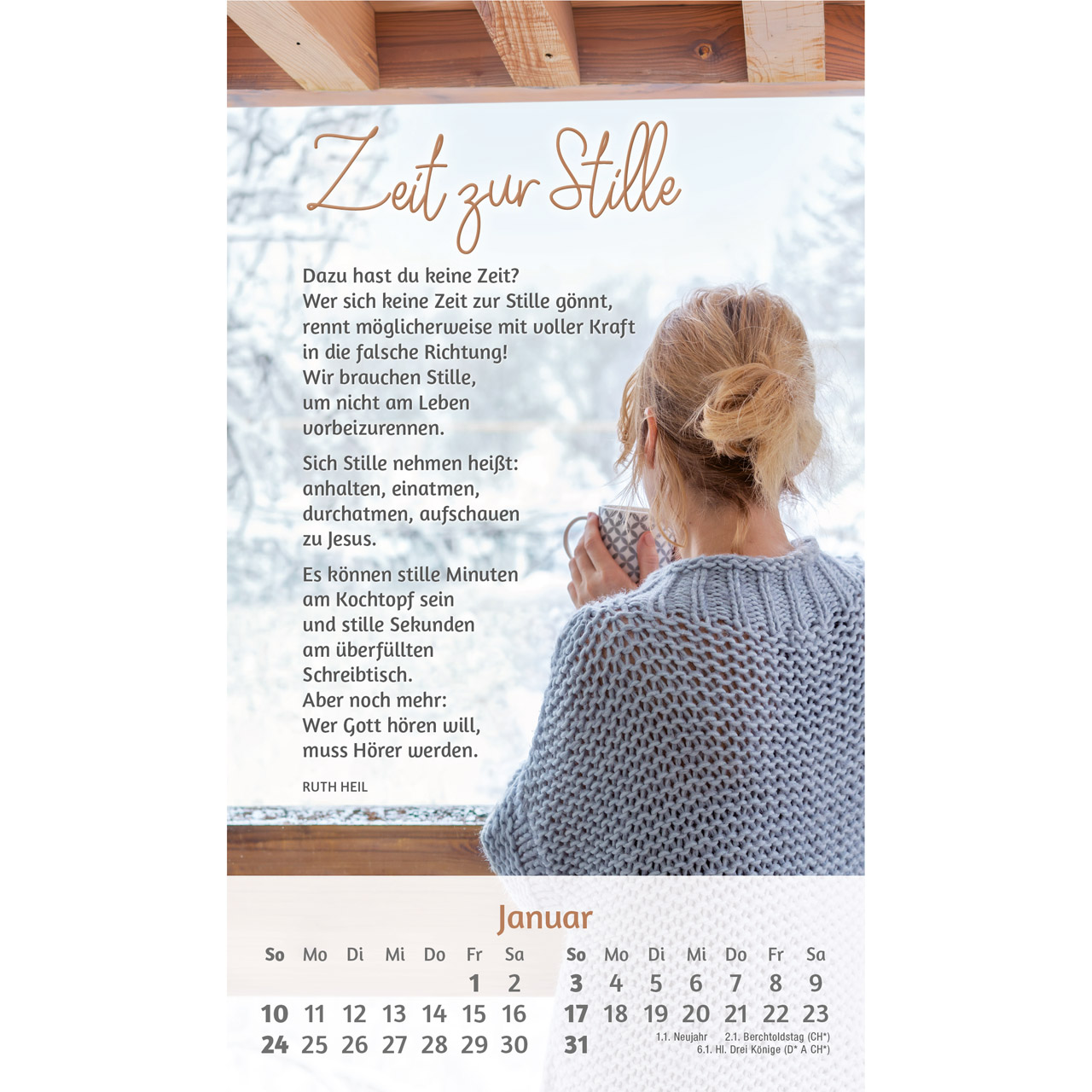 Postkartenkalender - Du bist mir so wertvoll 2027