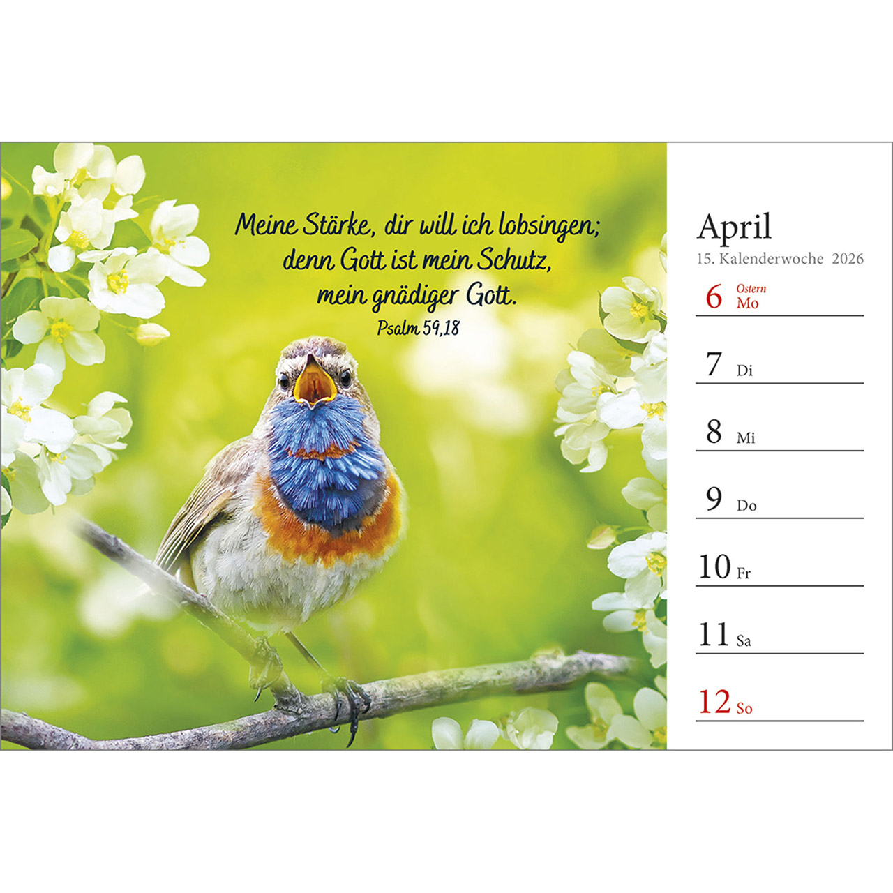 Tischkalender - In deine Hand stell ich den Tag 2026