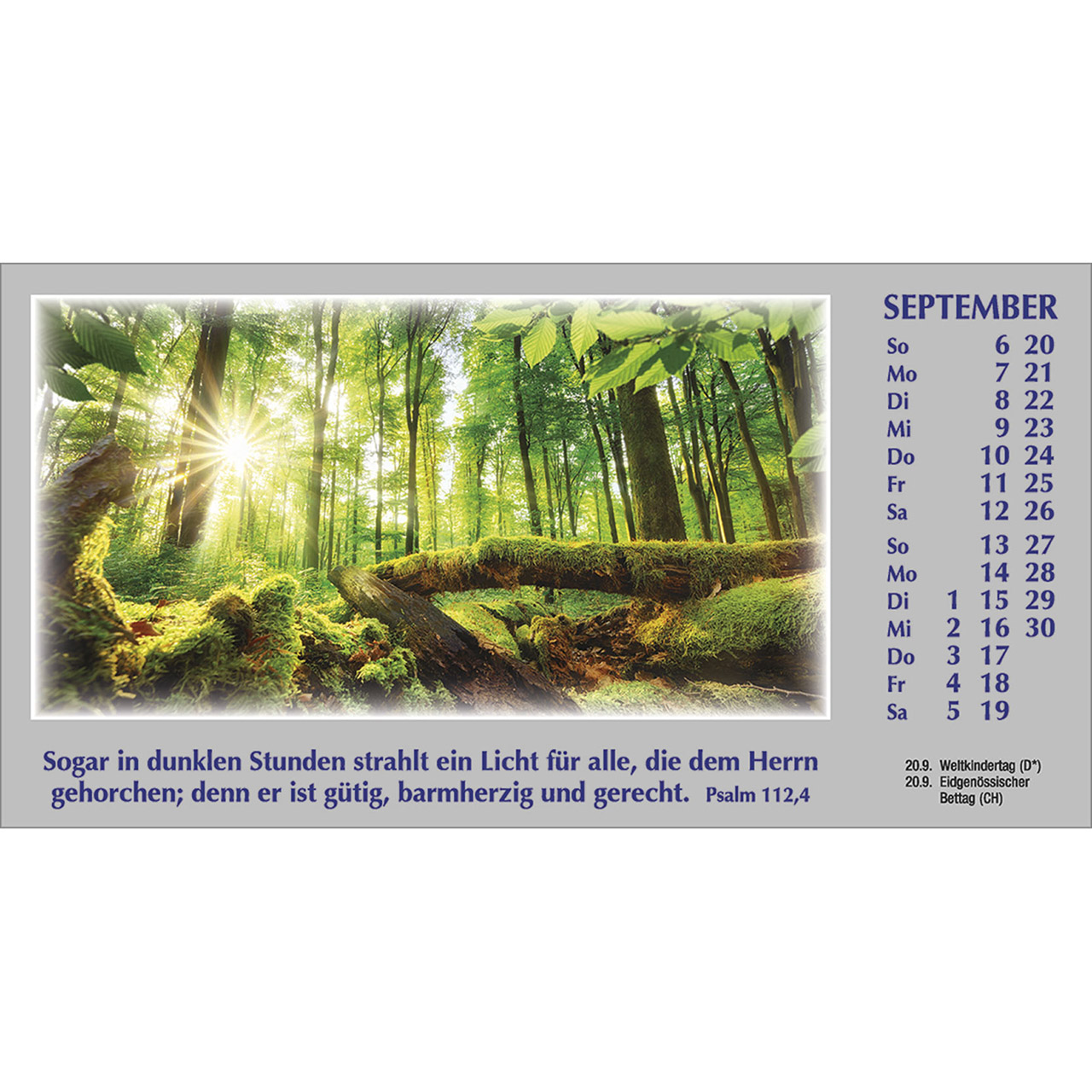 Autokalender - Wege zur Stille 2026