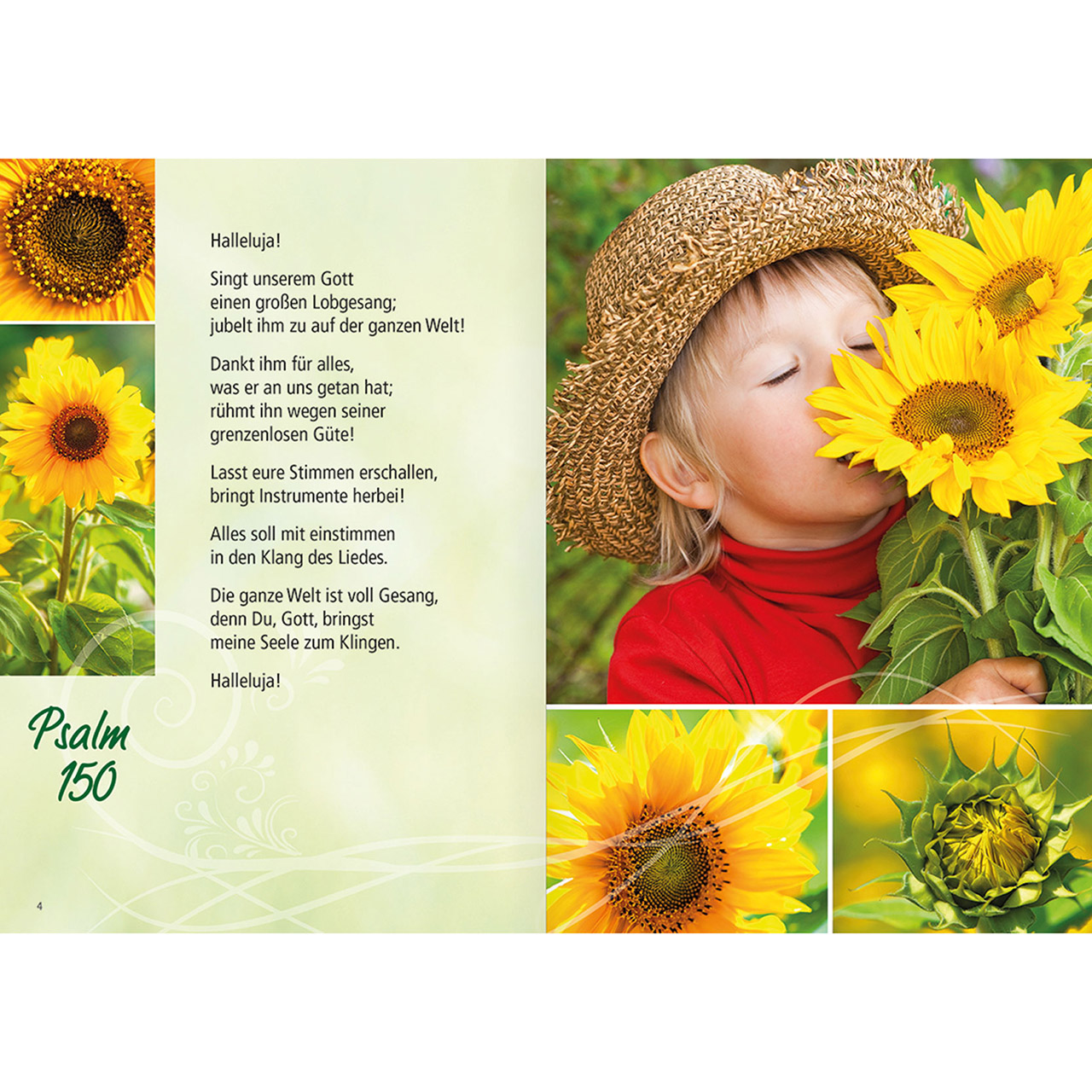 Grußheft - Grüße aus dem Garten der Psalmen - Blumen Blumenstrauß