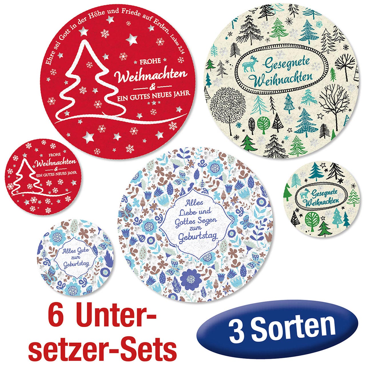 Spar-Paket: Untersetzer