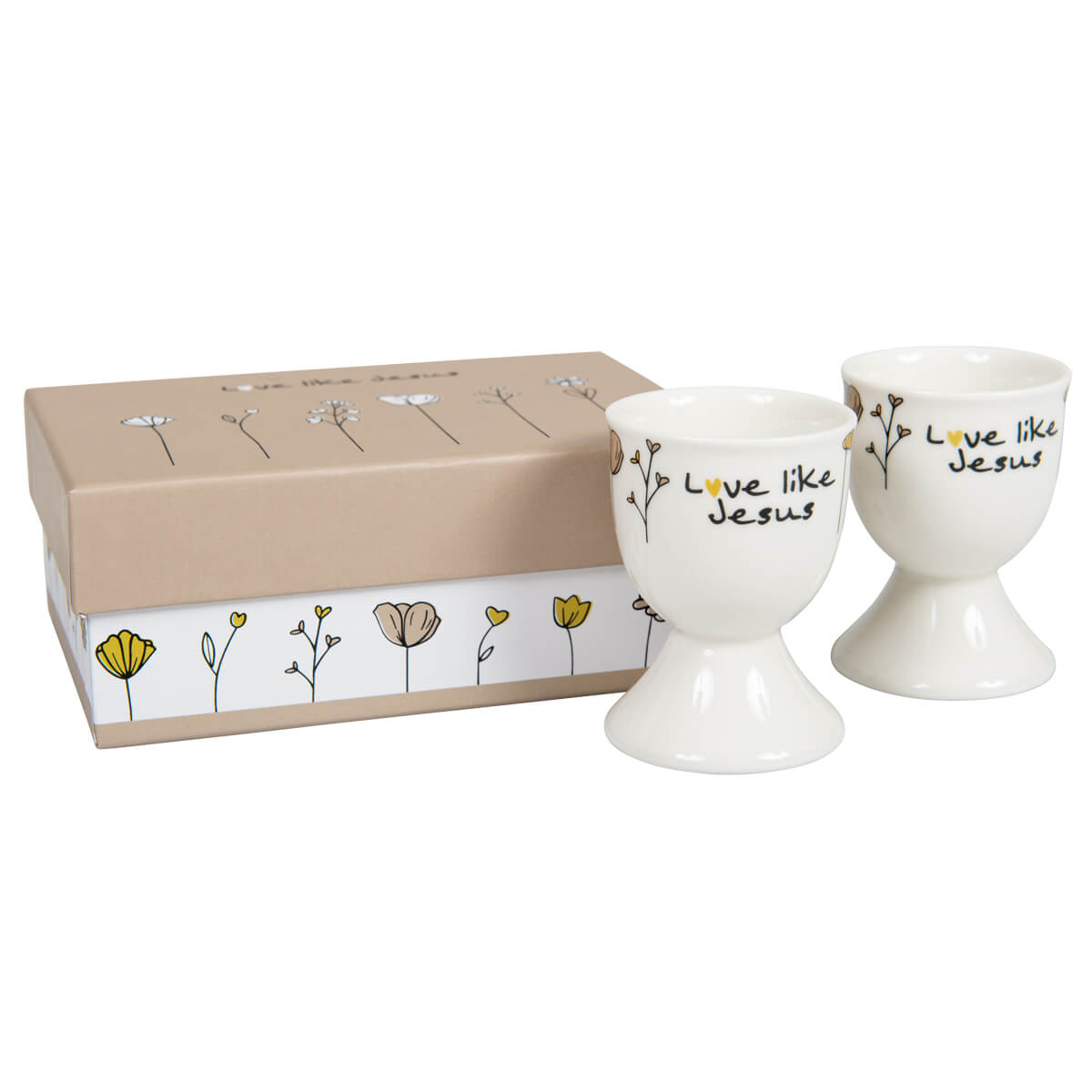 Eierbecher-Set "Love like Jesus" Tisch & Küche - Eierbecher-Set 'Love like Jesus'
