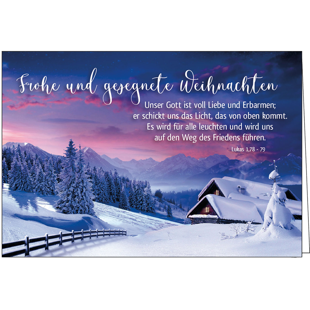 Frohe und gesegnete Weihnachten