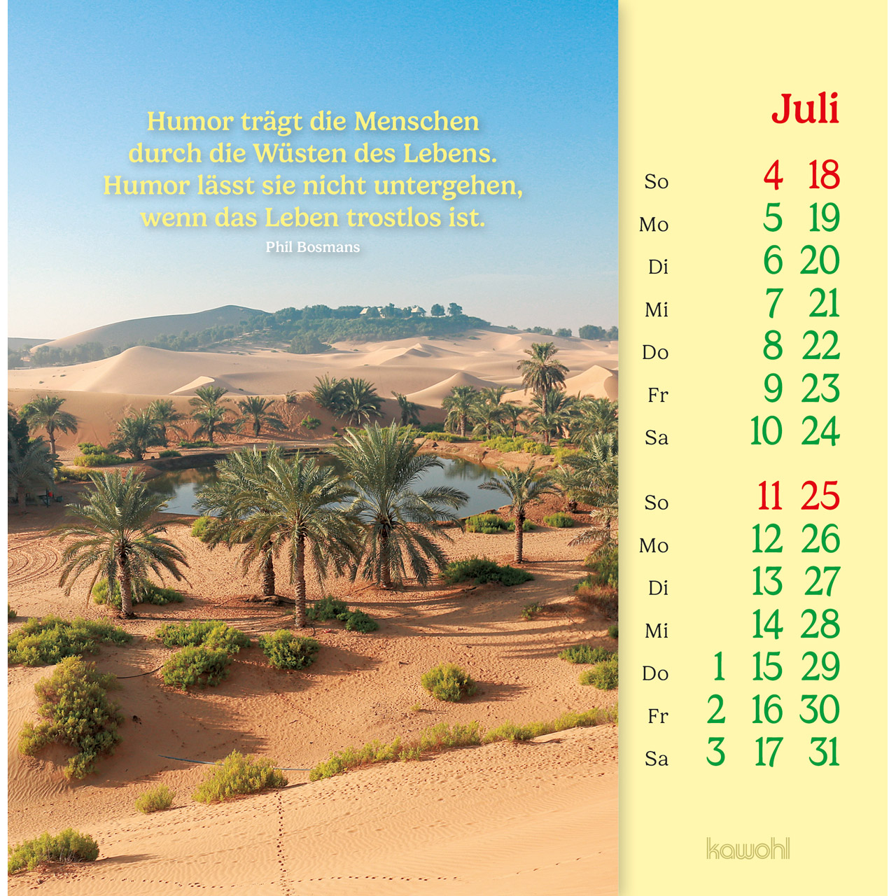 Postkartenkalender - Phil Bosmans - Postkarten-Kalender 2027