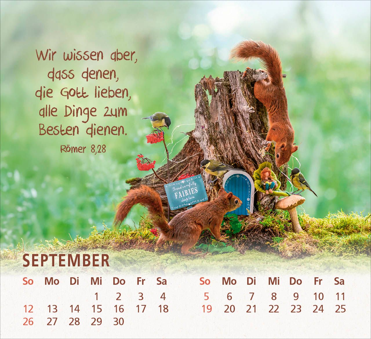 Tischkalender - Du bist meine Freude 2027