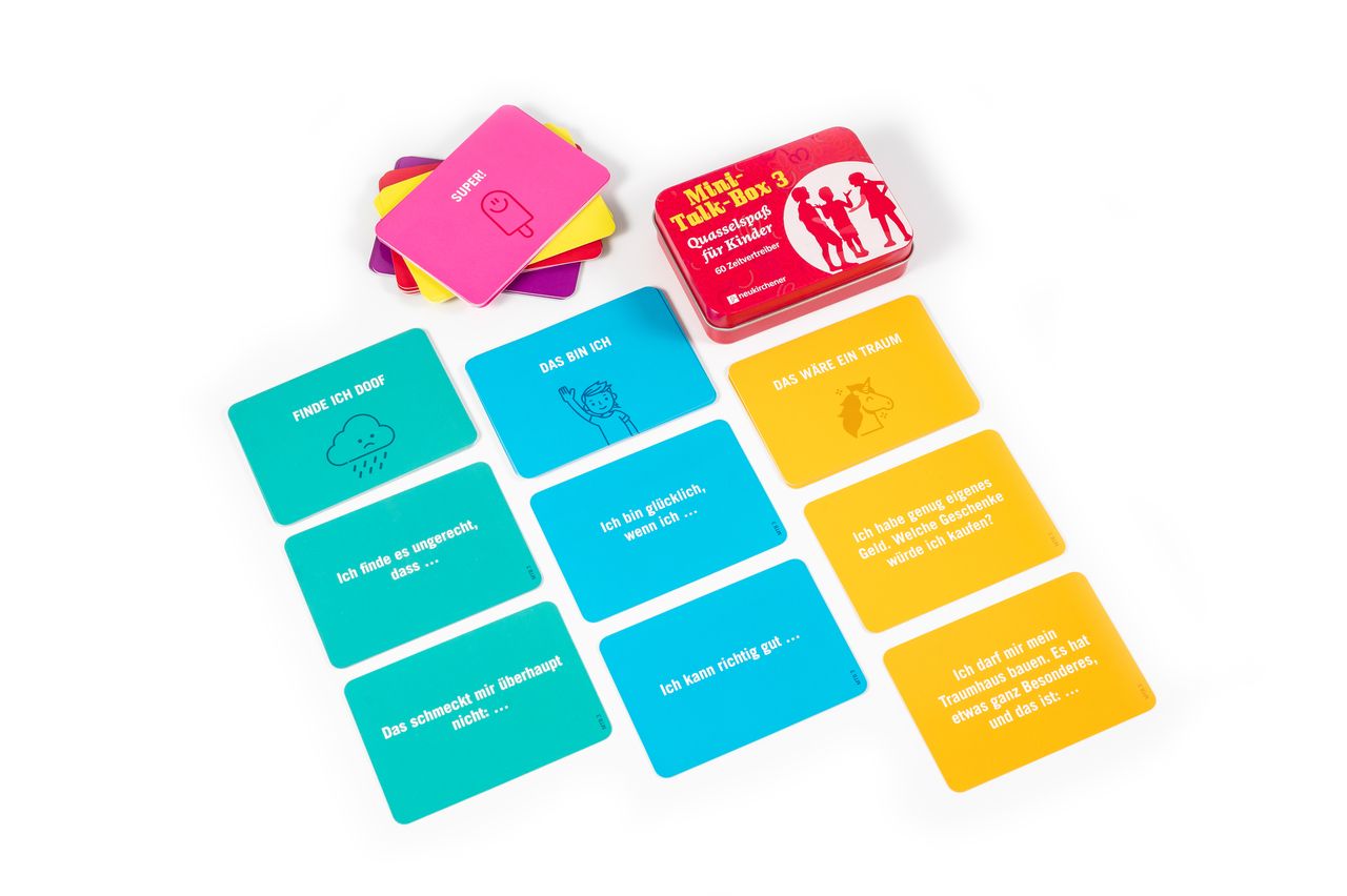 Karten-Box - Mini-Talk-Box 3 - Quasselspaß für Kinder