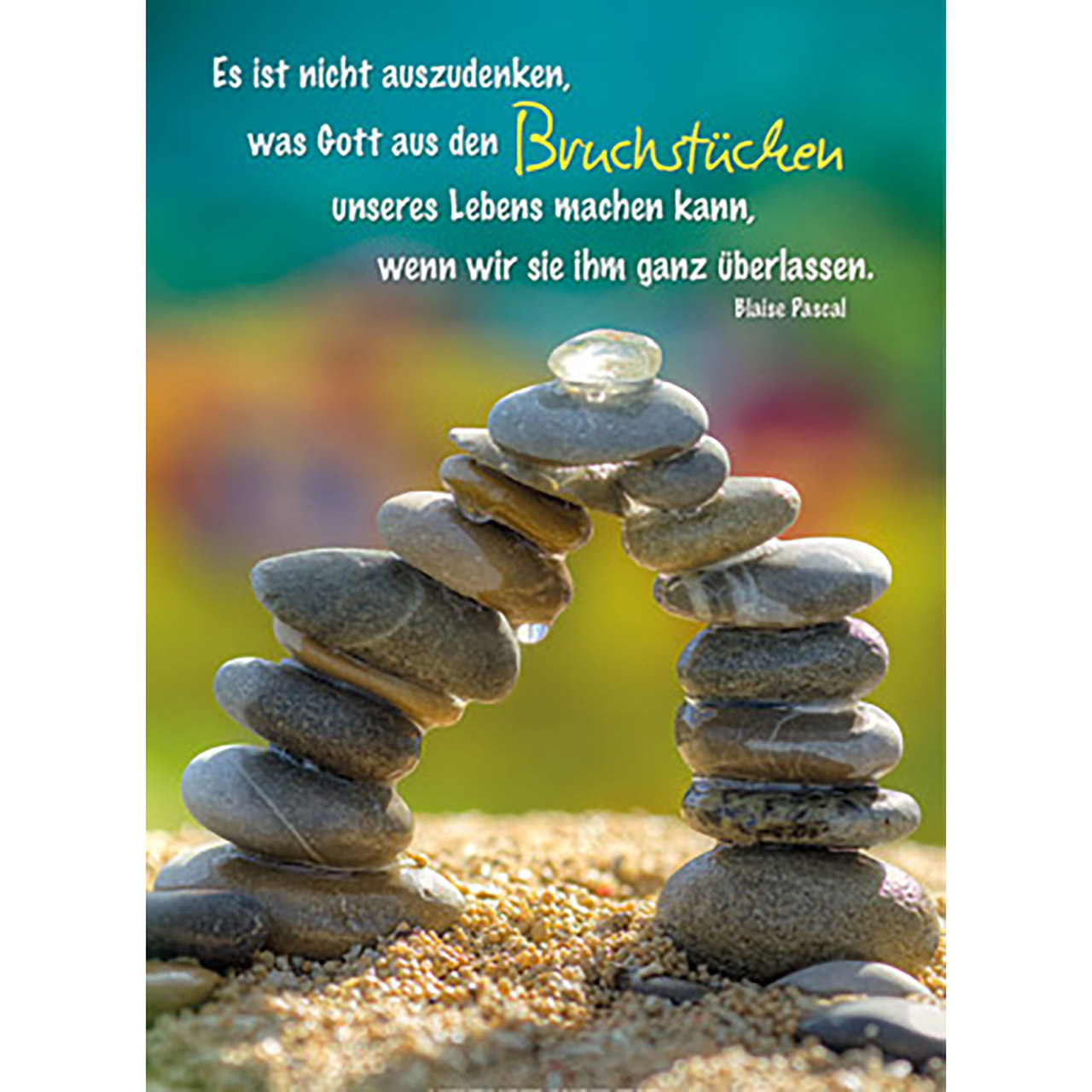 Es ist nicht auszudenken Poster - Es ist nicht auszudenken - Steine Steinbogen
