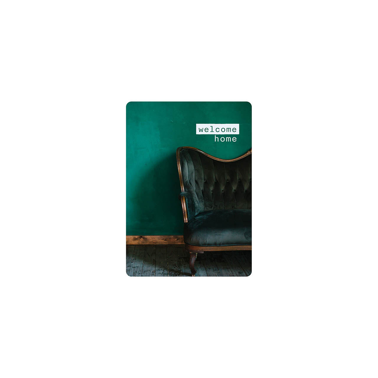 Postkarte - Postkarte 'Welcome home' - Sessel