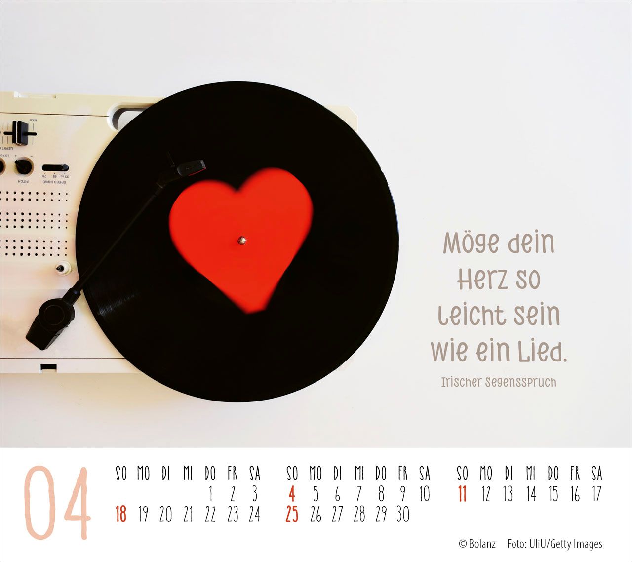 Tischkalender - Gute Wünsche für dich 2027 Tischkalender
