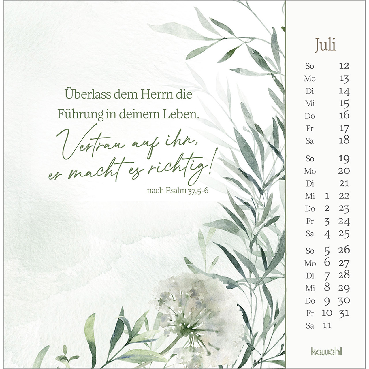 Postkartenkalender - Vor dich bring ich, was mich bewegt 2026
