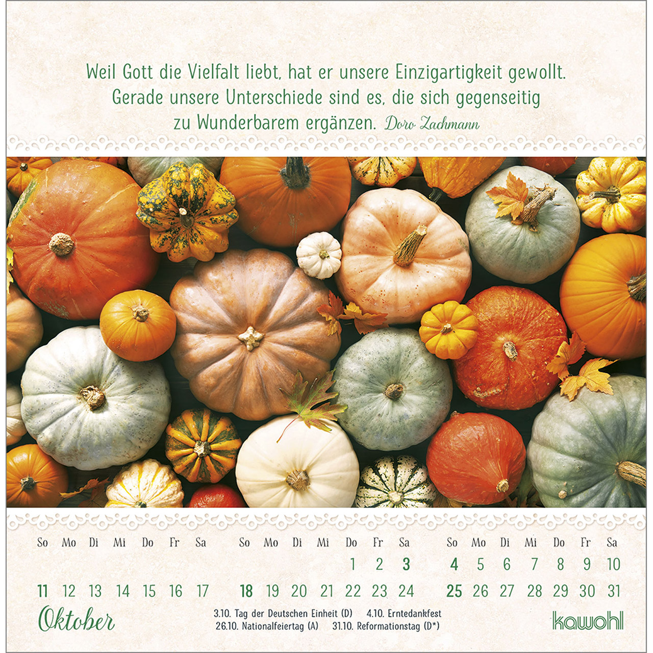 Postkartenkalender - Von Herzen gute Tage 2026