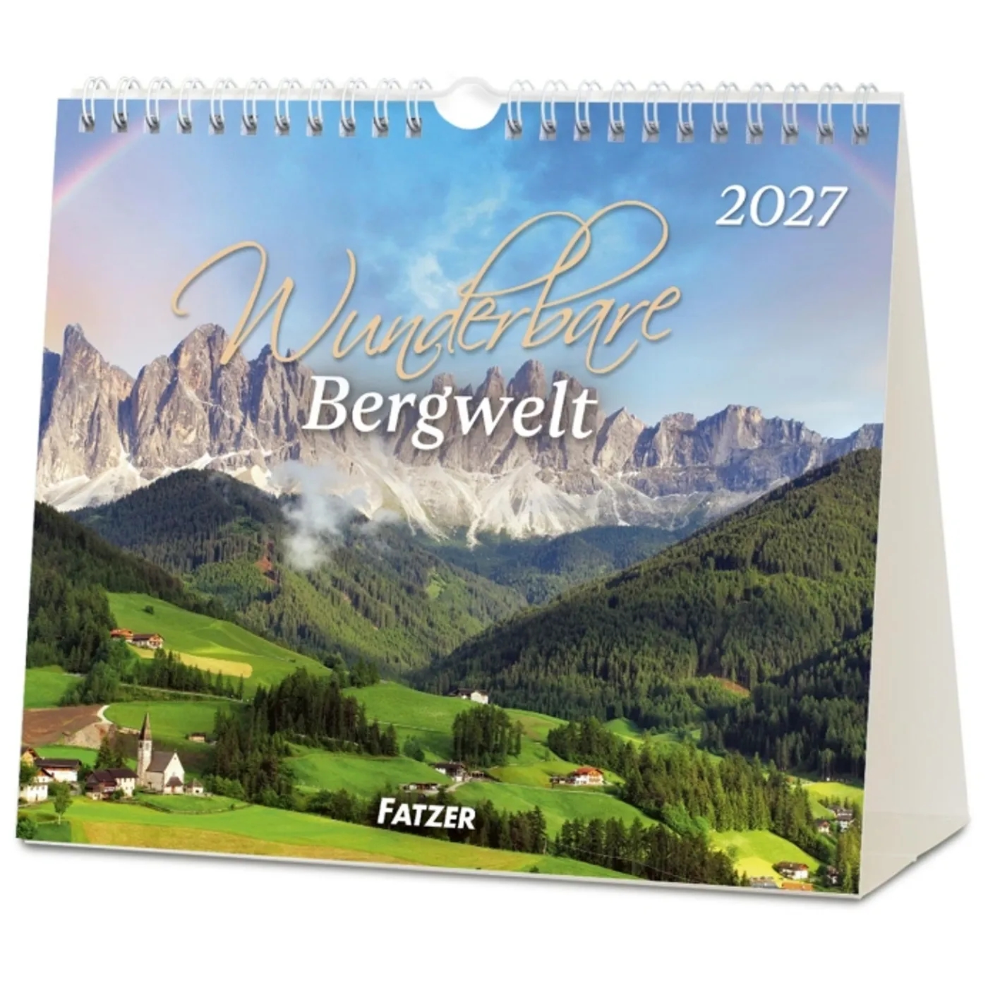 Tischkalender - Wunderbare Bergwelt 2027