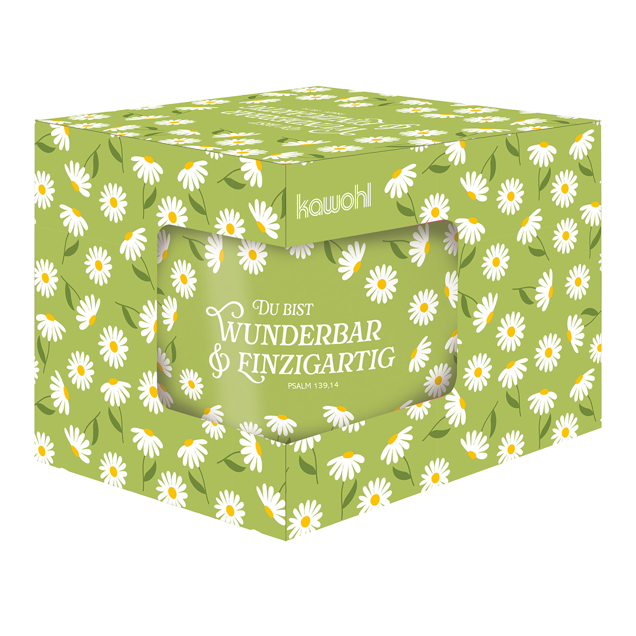 Tasse - Du bist wunderbar & einzigartig - Gänseblümchen