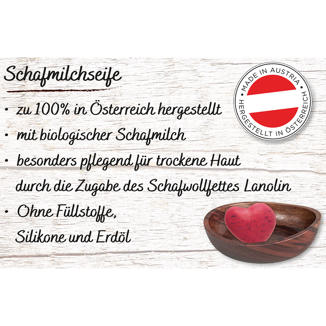 Seife - fest - Viel Glück und viel Segen - Kolibri Grafik