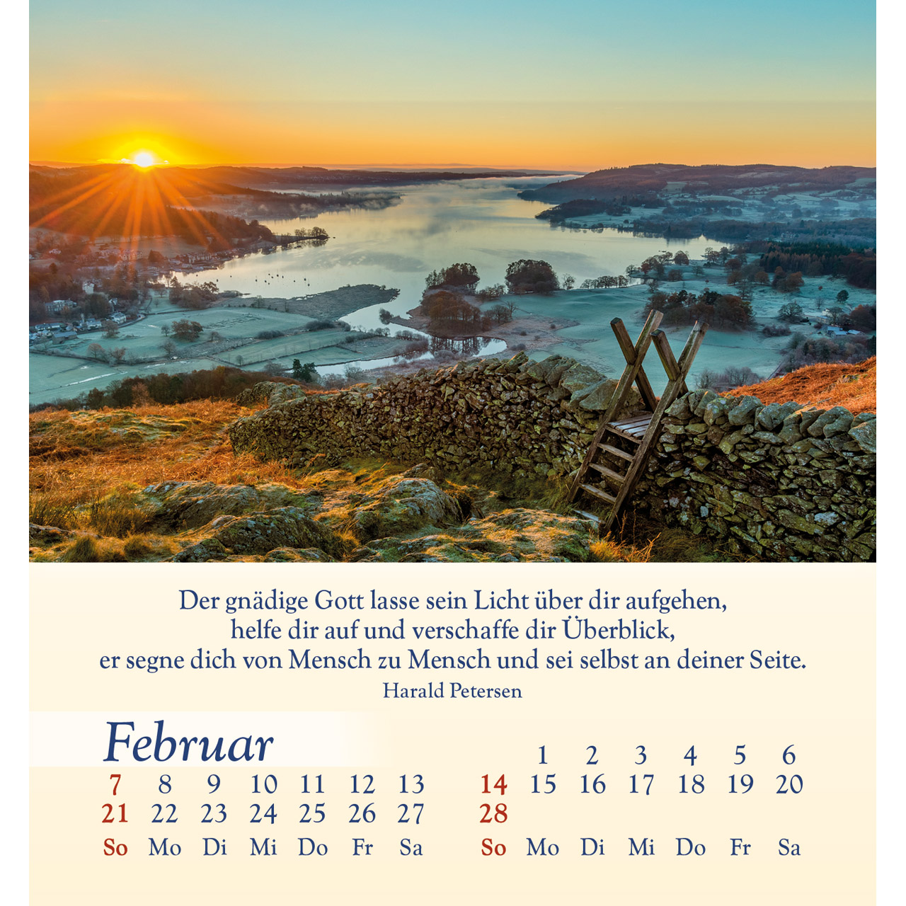 Aufstellkalender - Licht für deine Seele 2027