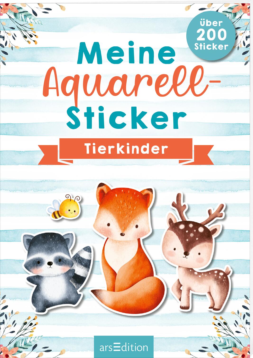 Spiel & Spaß - Meine Aquarell-Sticker 'Tierkinder'