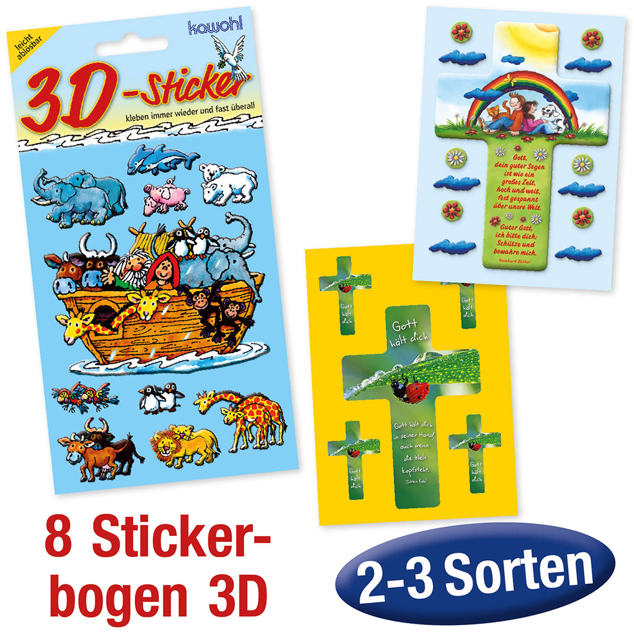 3D-Sticker - Spar-Paket: 3D-Sticker