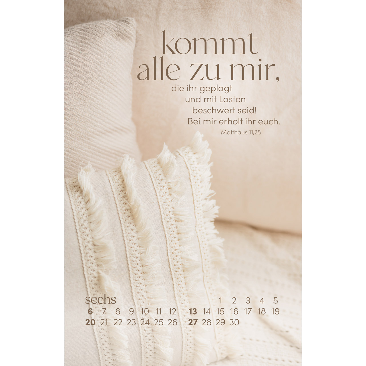 Postkartenkalender - Sein Wort. Dein Fels. 2027