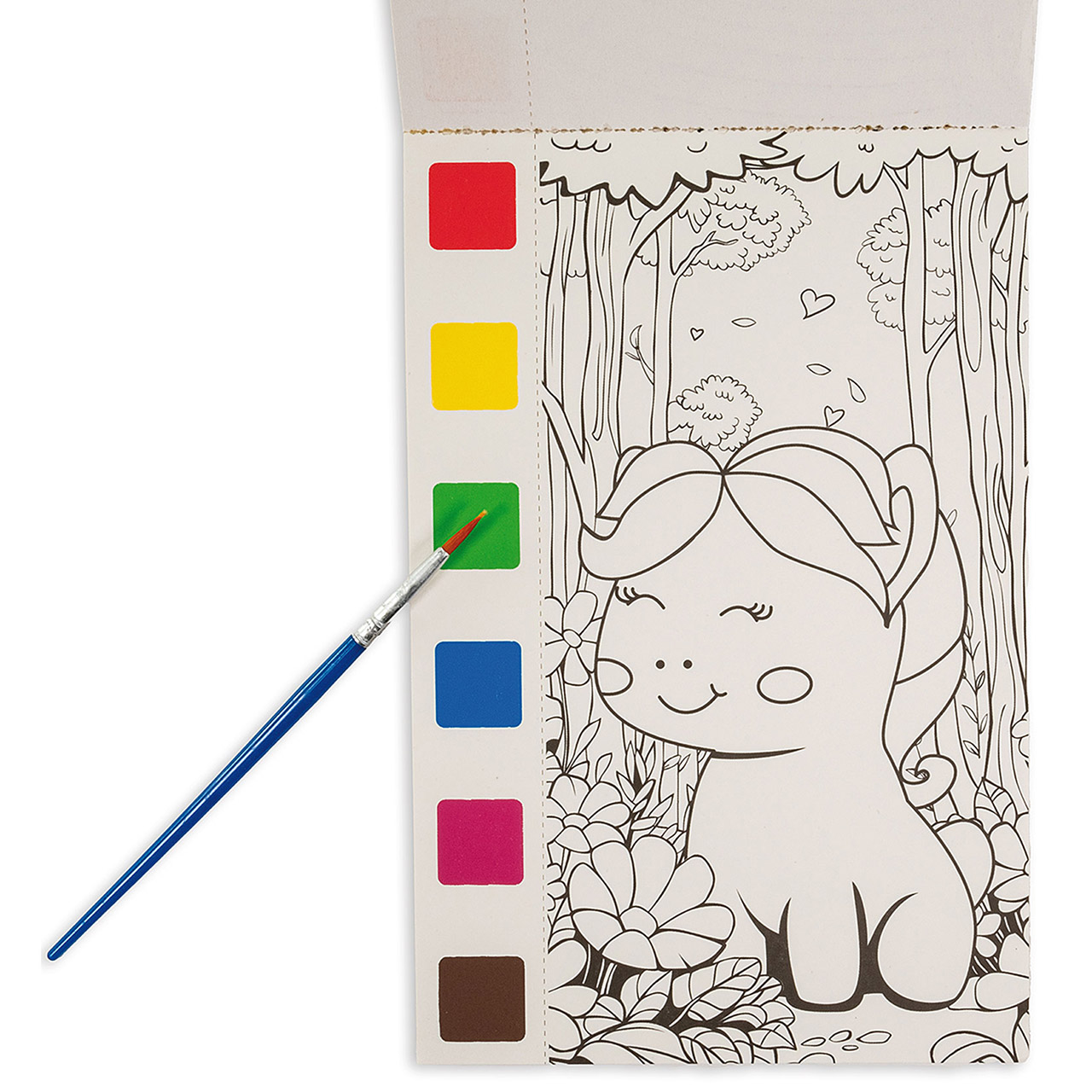 Malblock - Wasserfarbblock Gott hat alle Kinder lieb - Pony