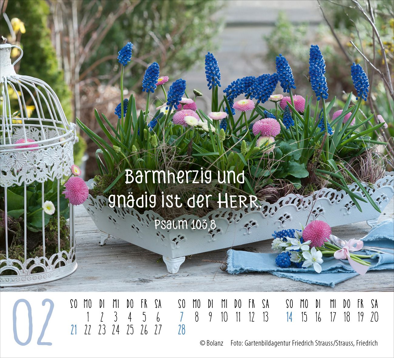 Aufstellkalender - Harmonien für die Seele 2027 Minikalender
