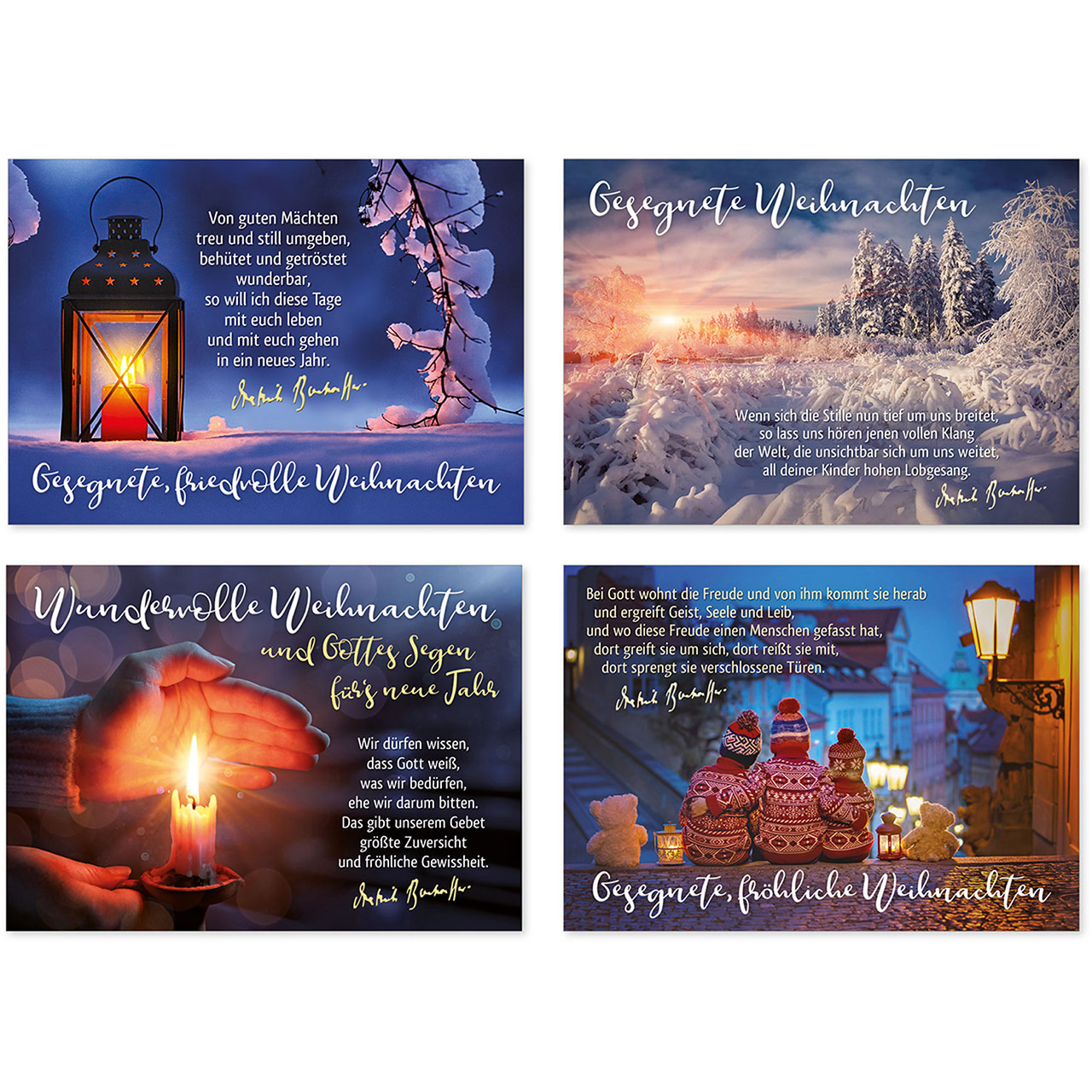 Weihnachts-Postkartenserie