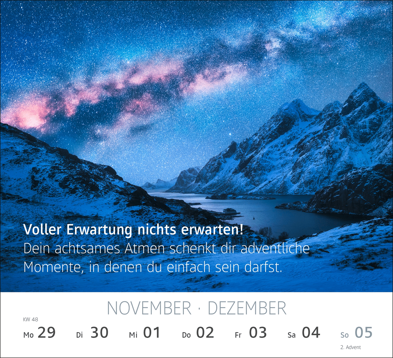 Aufstellkalender - Das Leben feiern 2027