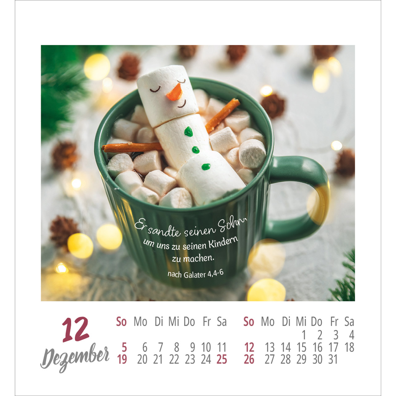 Aufkleberkalender - Frei sein & leben 2027