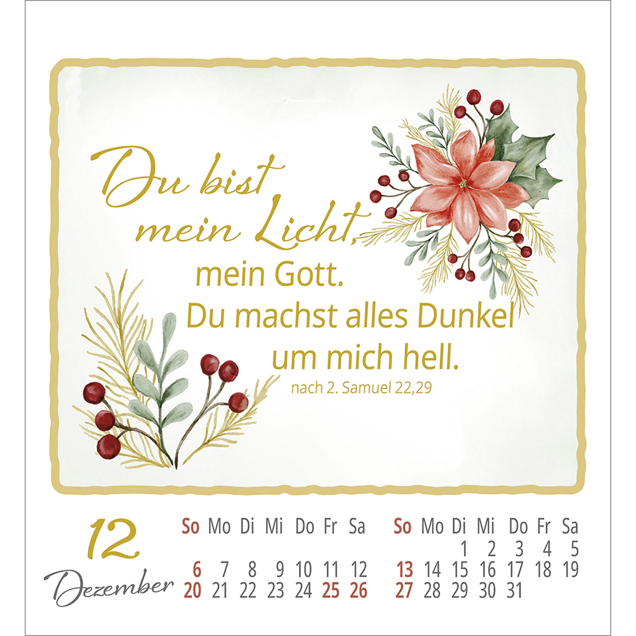 Aufkleberkalender - Wohlfühlen bei Dir 2026