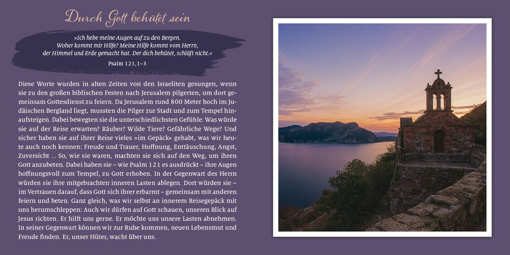 Grußheft - Fürchte dich nicht, denn ich bin bei dir