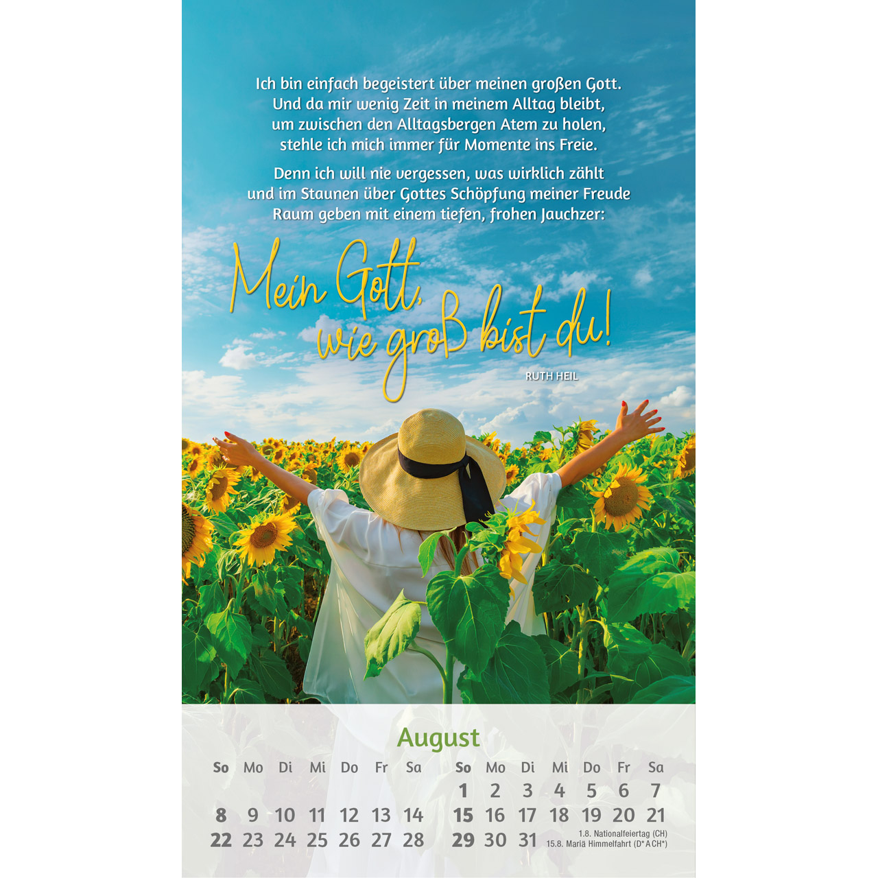 Postkartenkalender - Du bist mir so wertvoll 2027