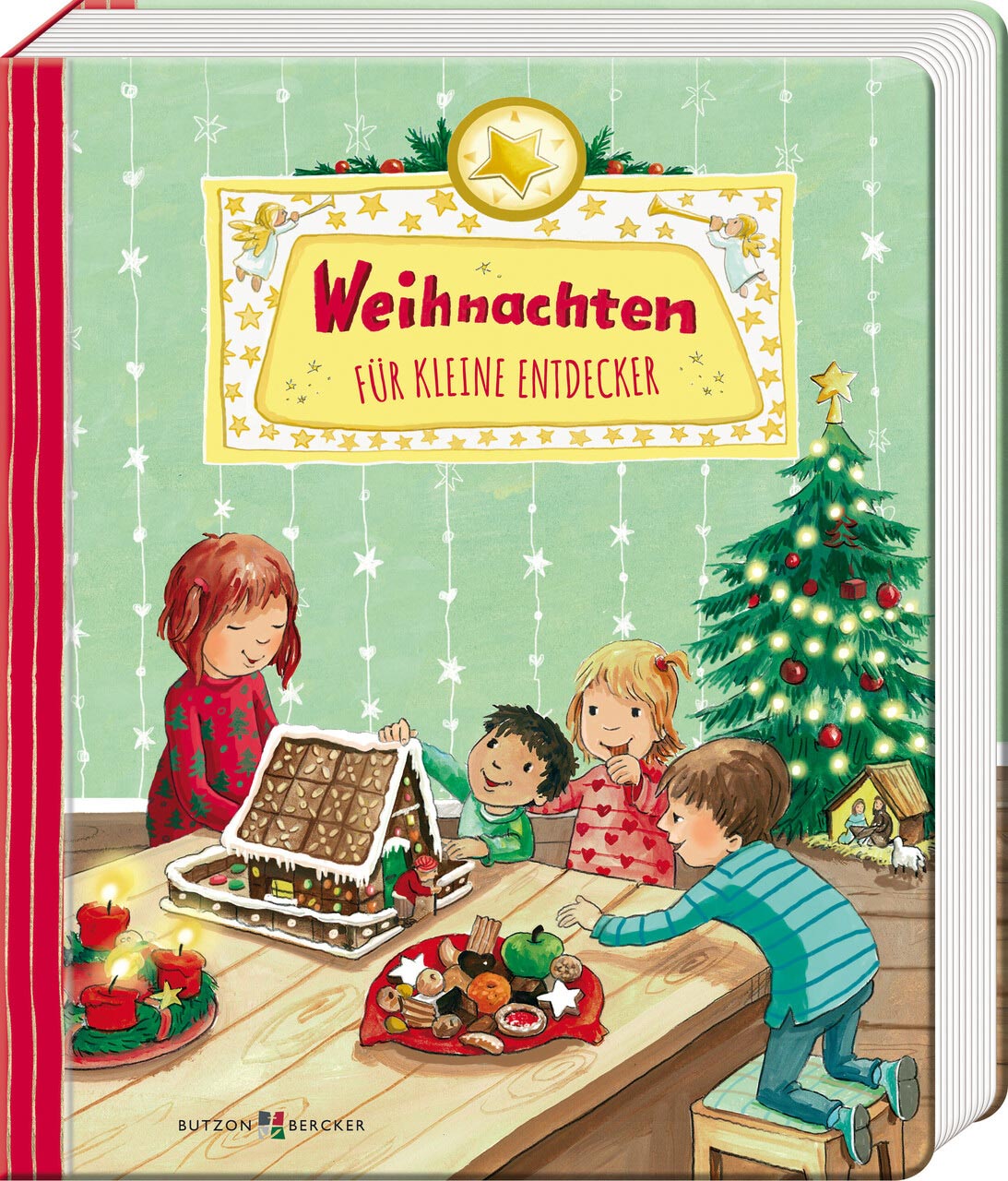 Buch - Weihnachten für kleine Entdecker - Kinder Adventskranz Kerzen Tannenbaum Sterne Lebkuchenhaus Plätzchenteller