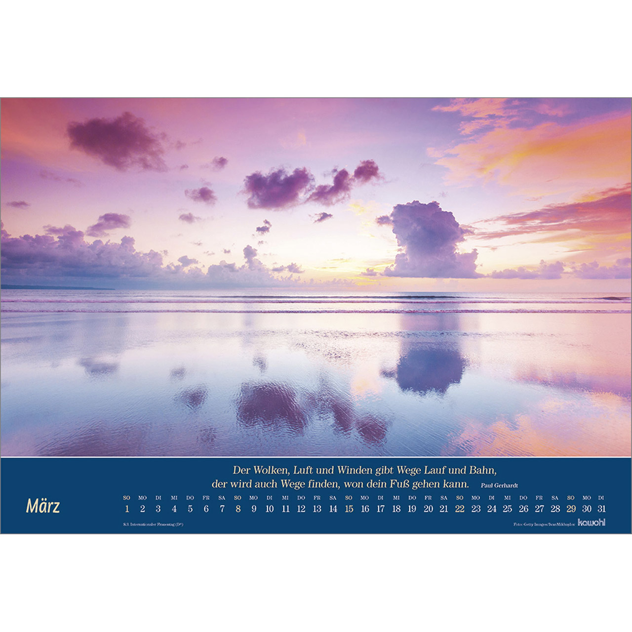 Wandkalender - Atemholen 2026