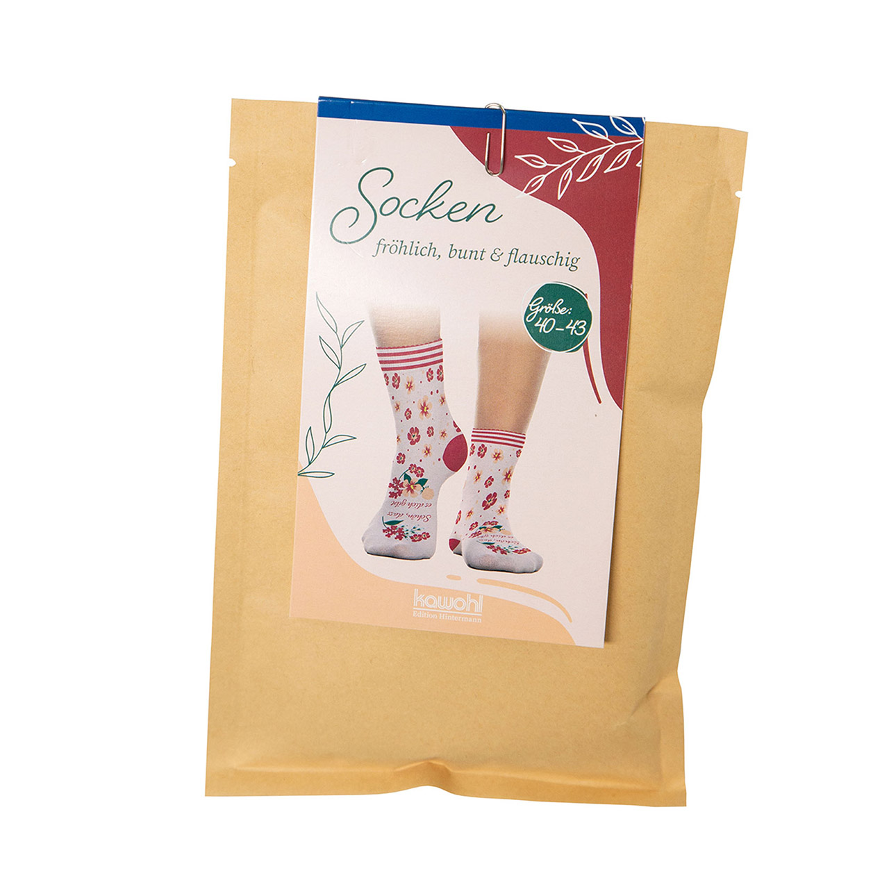 Socken - Schön, dass es dich gibt - Blumen