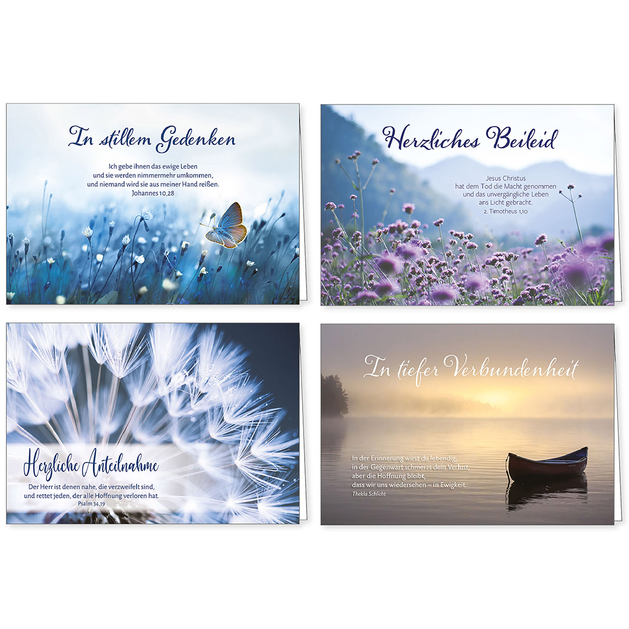 Faltkarten-Serie Trauer