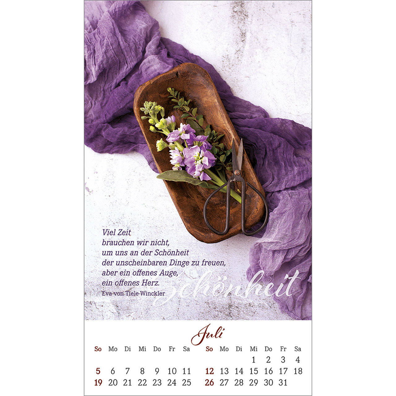 Postkartenkalender - Ein Augenblick für dich 2026