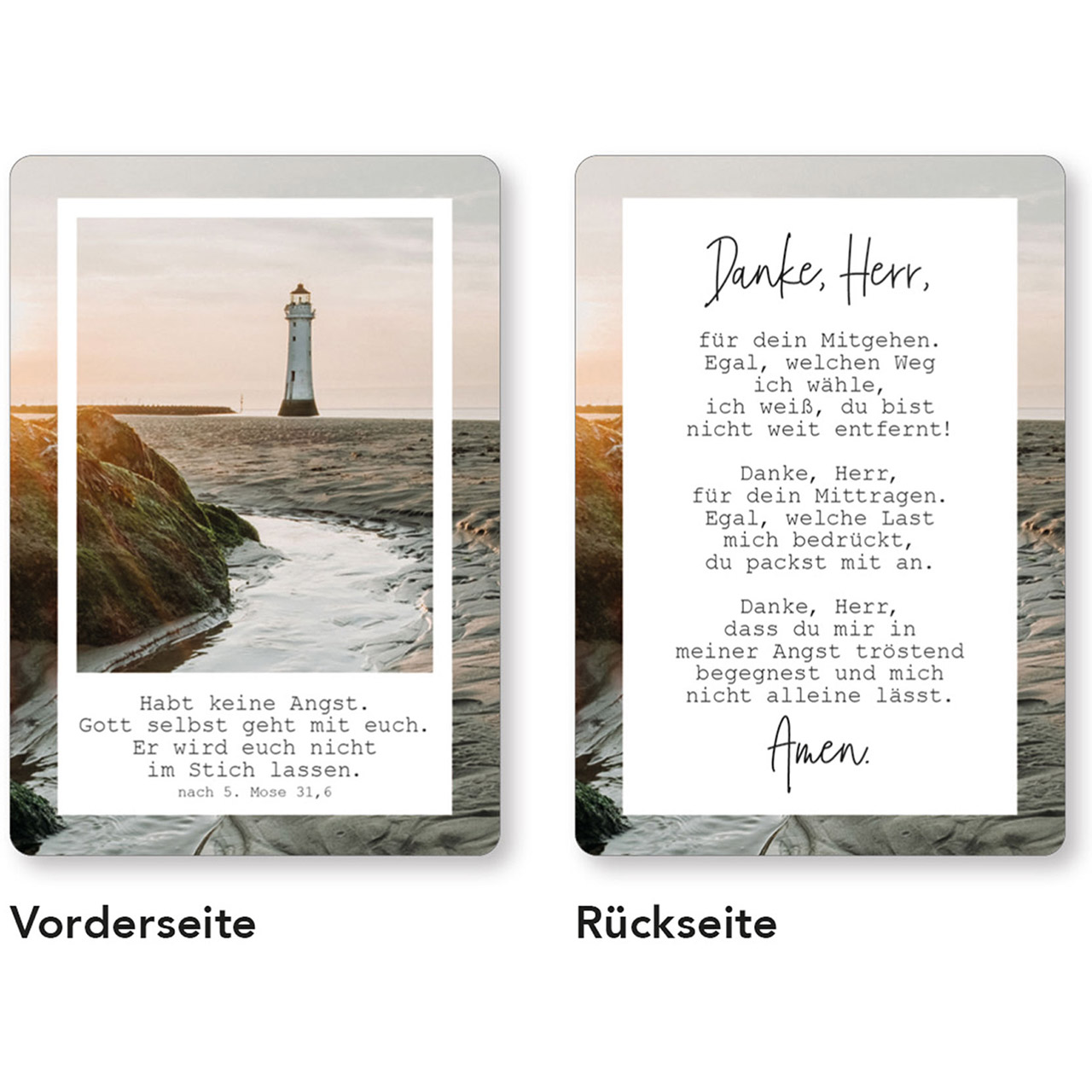 Karten-Box Papier - Gesegnet & getragen - Heißluftballons