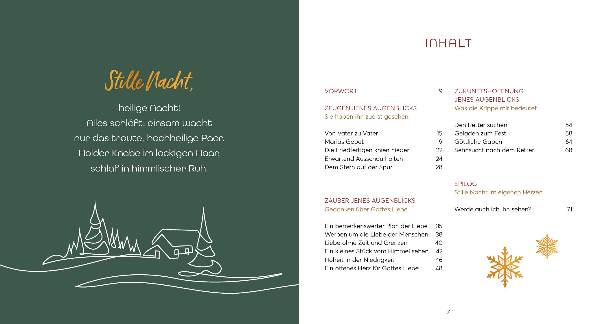 Geschenkbuch - Stille Nacht in meinem Herzen