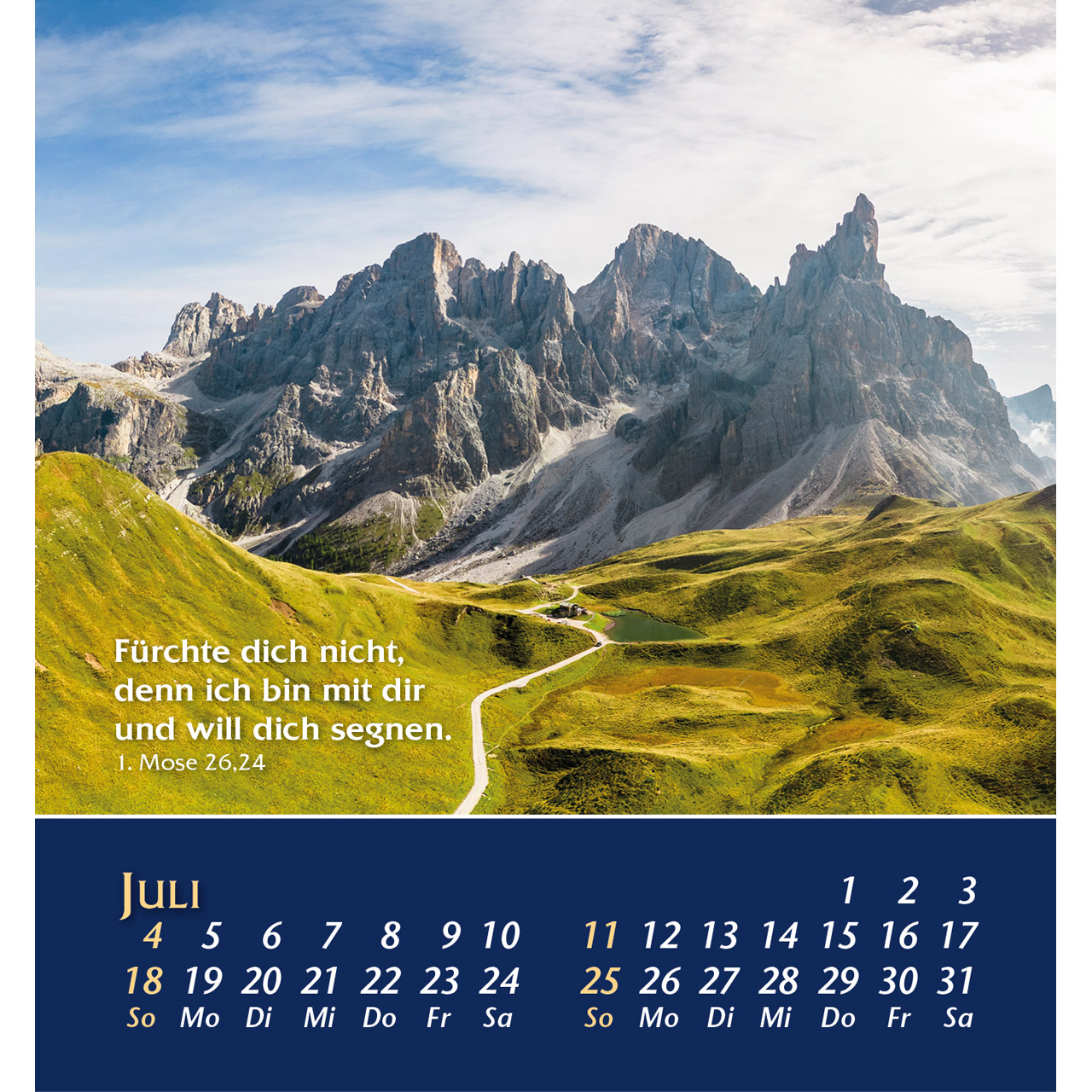 Aufstellkalender - Aus der Stille leben 2027