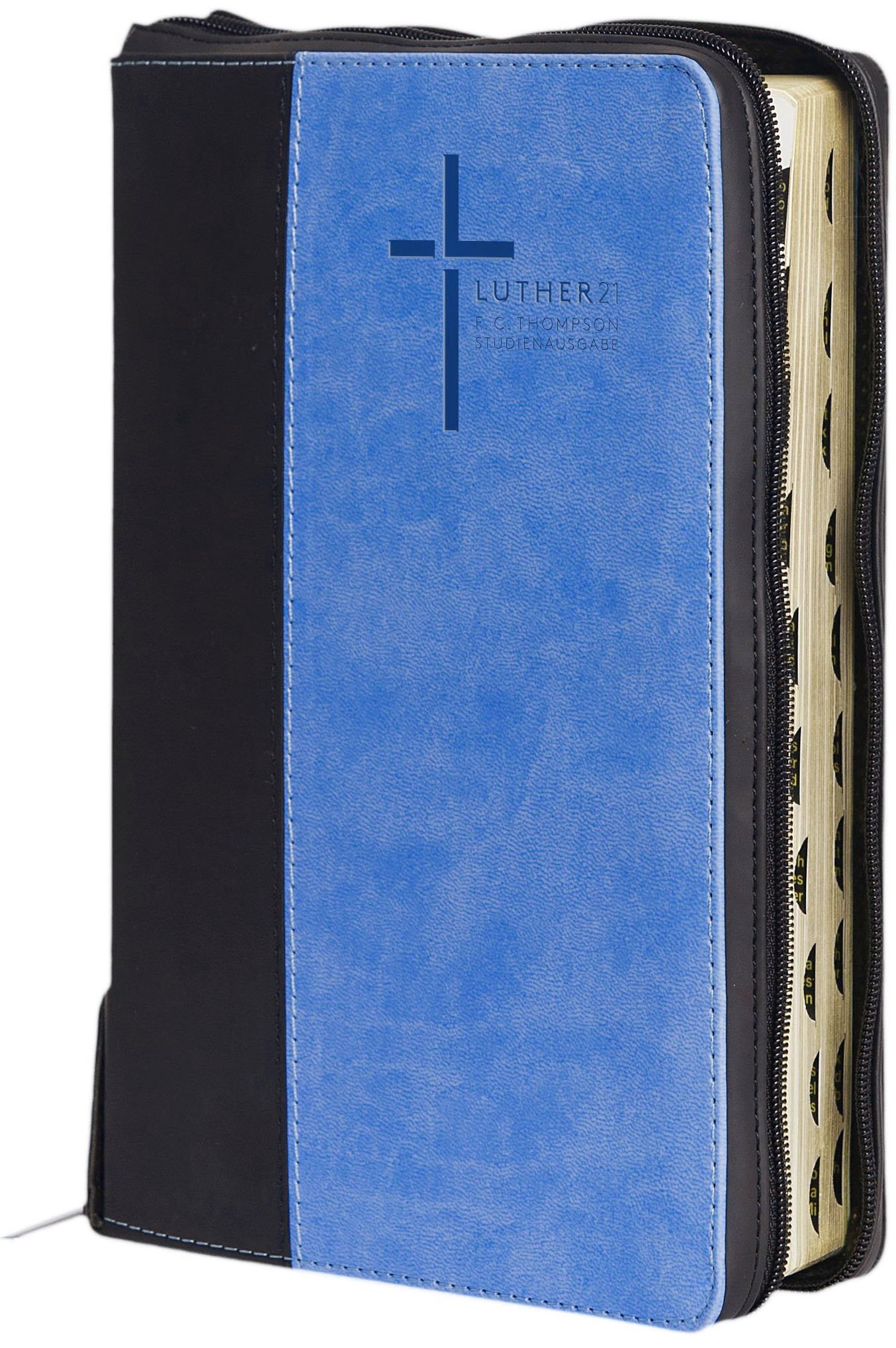 Luther21 Thompson Studienausgabe schwarz/blau