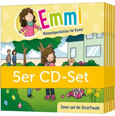Hörbuch-CD - Emmi und die Osterfreude (CD) 5er-Pack - Hörspiel-CD Mädchen Ostern Garten Familie