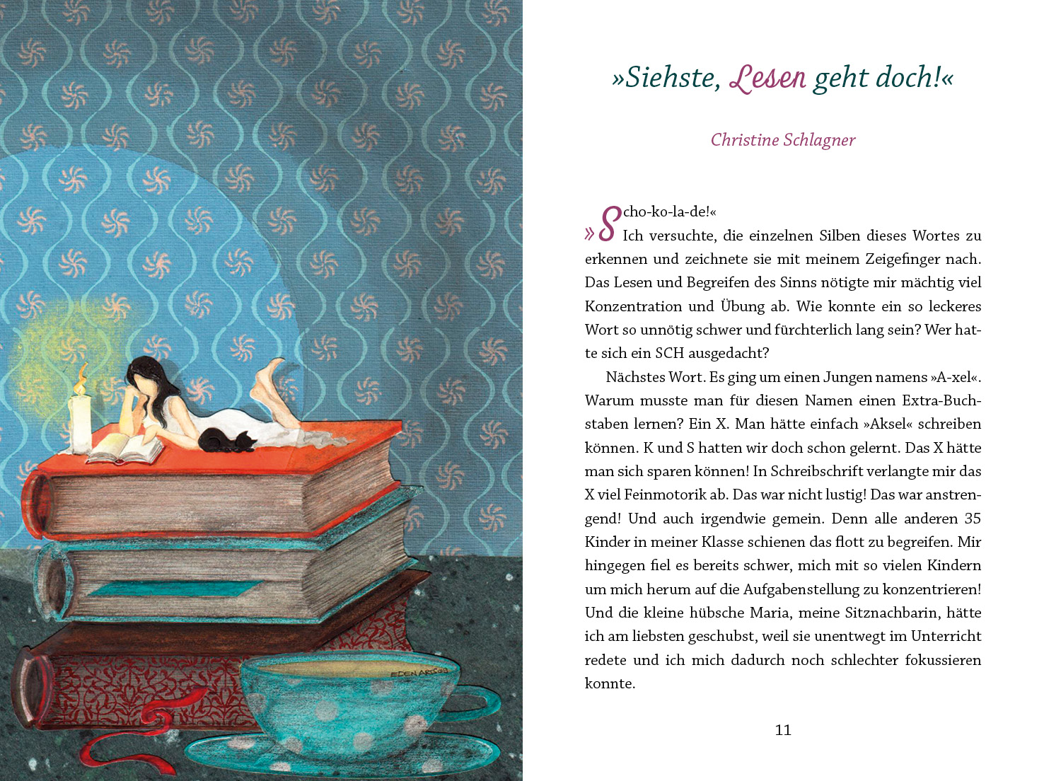 Geschenkbuch - Man liest nur mit dem Herzen gut