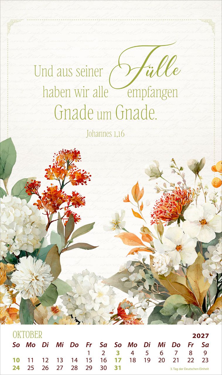 Posterkalender - Die Kraft der Worte 2027 Posterkalender