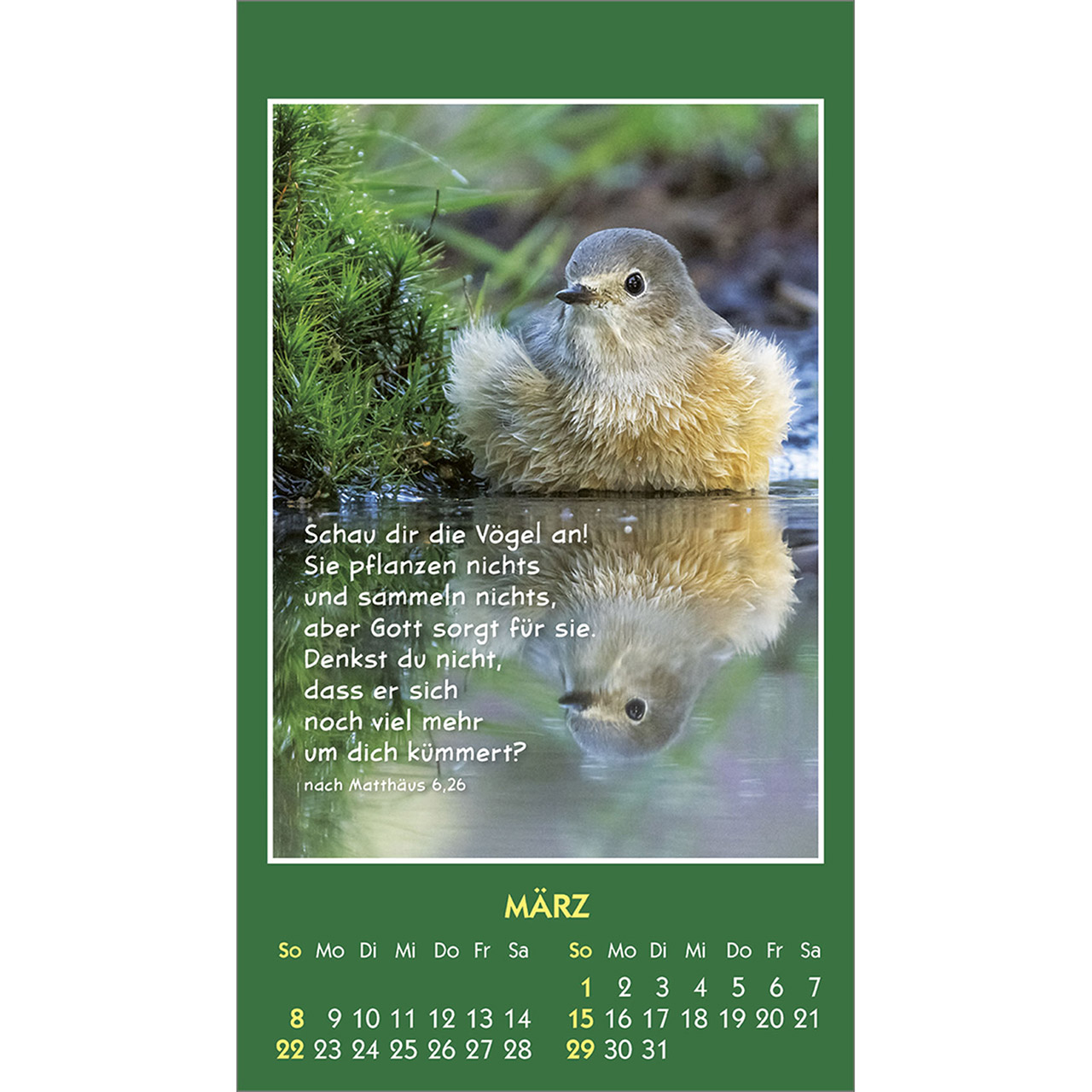 Aufkleberkalender - Hallo Du 2026 - Kaninchen Hase