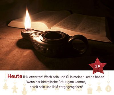 Aufstellbuch - Zünde dein Licht an - Krippe Kerze