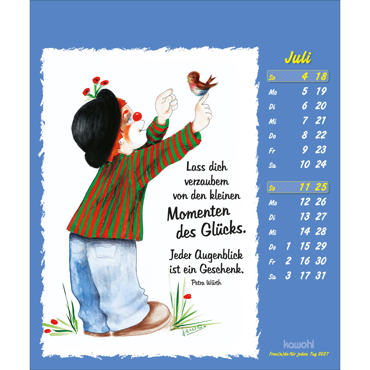 Postkartenkalender - Freu(n)de für jeden Tag 2027