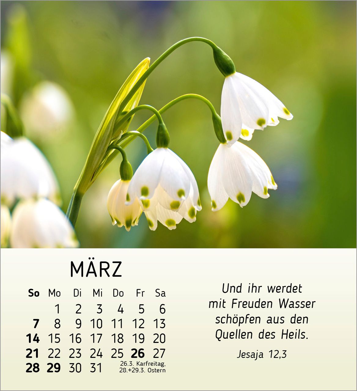 Tischkalender - Ich wünsch dir Freude 2027