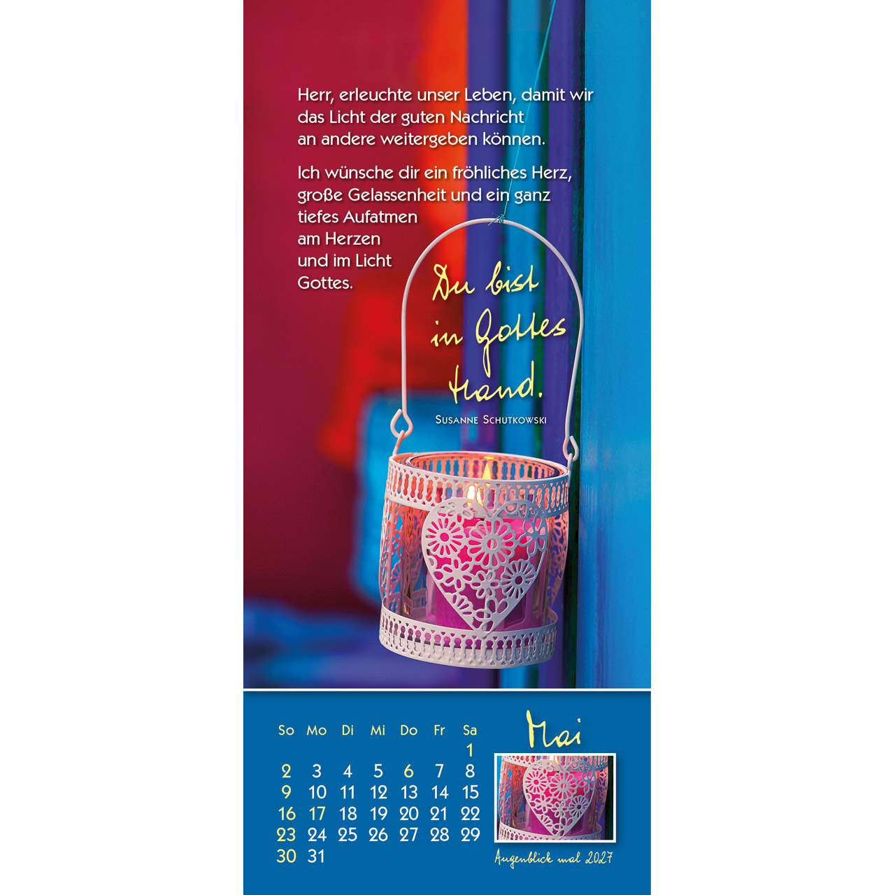 Aufstellkalender - Augenblick mal 2027