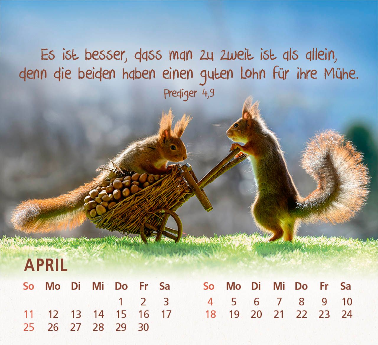Tischkalender - Du bist meine Freude 2027
