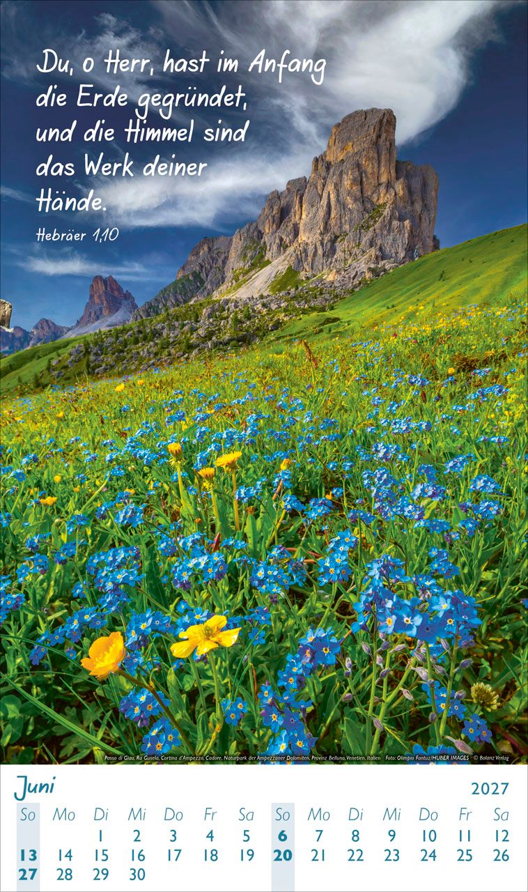 Posterkalender - Faszinierende Schöpfung 2027 Posterkalender