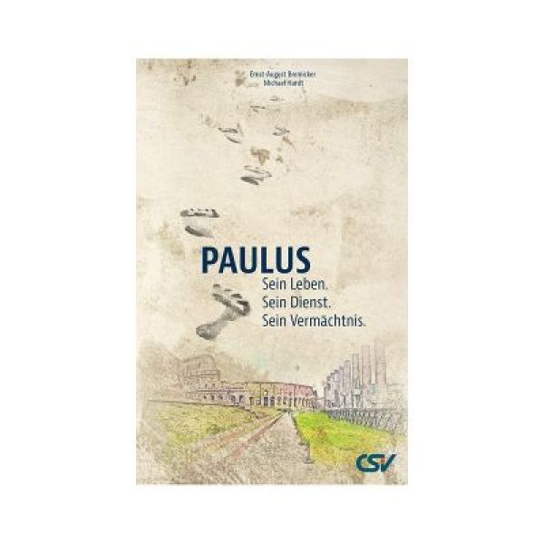 Buch - Paulus - Buch Rom Kolosseum Fußabdrücke